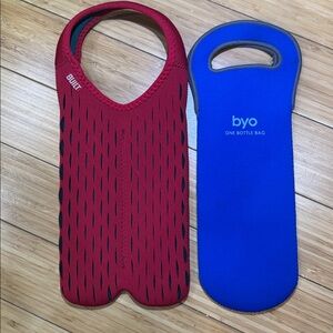 Built NY Byobag 2 Bottle Neoprene Wine Tote Bag + Single bag